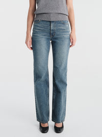 Dunst - Flared Jeans in Classic Blue