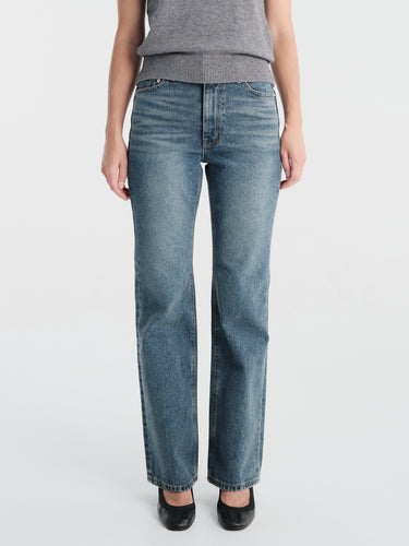 Dunst - Flared Jeans in Classic Blue