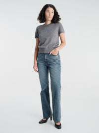 Dunst - Flared Jeans in Classic Blue