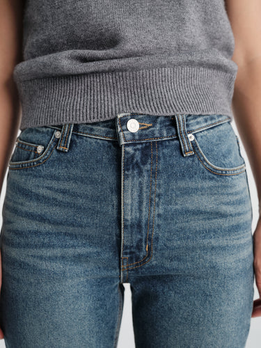 Dunst - Flared Jeans in Classic Blue