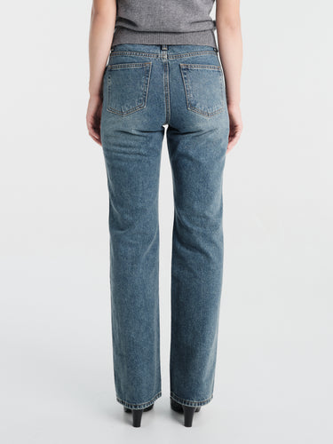 Dunst - Flared Jeans in Classic Blue