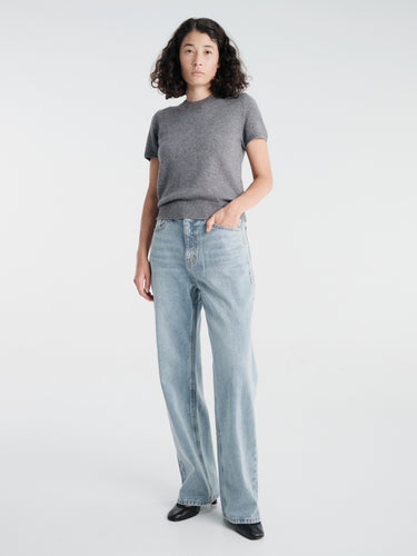 Dunst - Wide Jeans in Light Blue