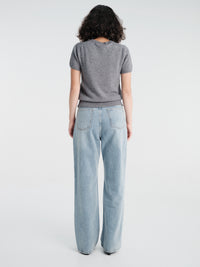 Dunst - Wide Jeans in Light Blue