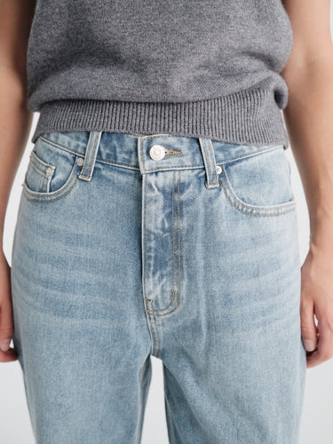 Dunst - Wide Jeans in Light Blue