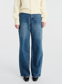 Dunst - Wide Jeans in Classic Blue