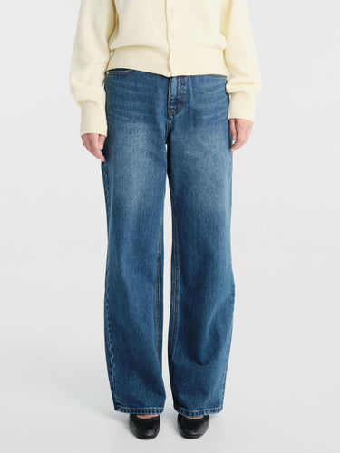 Dunst - Wide Jeans in Classic Blue