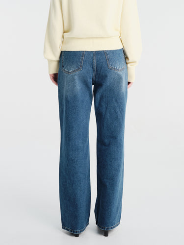 Dunst - Wide Jeans in Classic Blue