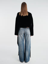 Fidan Novruzova - Marlena Jacket in Black Velvet