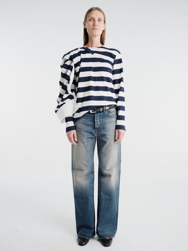 Fidan Novruzova - Noemie Polo in Navy & White