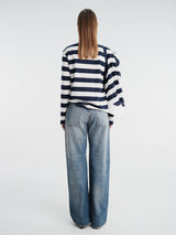 Fidan Novruzova - Noemie Polo in Navy & White
