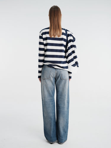 Fidan Novruzova - Noemie Polo in Navy & White