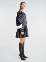 Fidan Novruzova - Noemie Polo Dress in Navy & Khaki