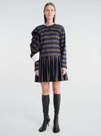 Fidan Novruzova - Noemie Polo Dress in Navy & Khaki