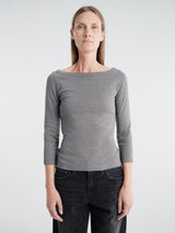 FLORE FLORE - Steffi Tee in Melee Grey