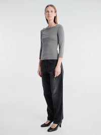 FLORE FLORE - Steffi Tee in Melee Grey
