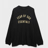 Fear of God - Jersey Long Sleeve T-Shirt in Black