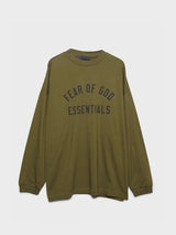 Fear of God - Jersey Long Sleeve T-Shirt in Olive