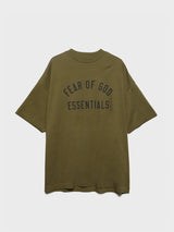 Fear of God - Jersey Crewneck T-Shirt in Olive