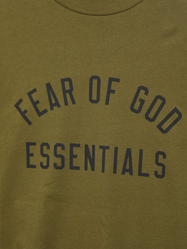 Fear of God - Jersey Crewneck T-Shirt in Olive