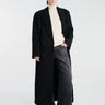 The Frankie Shop - Gaia Double Breasted Coat in Black
