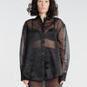 The Frankie Shop - Peri Sheer Shirt in Black