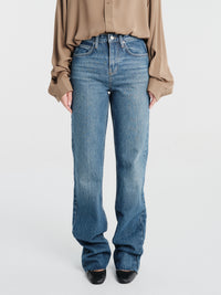 The Frankie Shop - Dalston Jeans - Blue Wash in Blue Wash