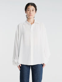 The Frankie Shop - Rema Shirt - White in White