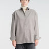 The Frankie Shop - Bina Wool Padded Shirt - Light Taupe Melange