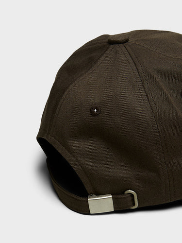 The Frankie Shop - Frankie Baseball Cap in Dark Brown