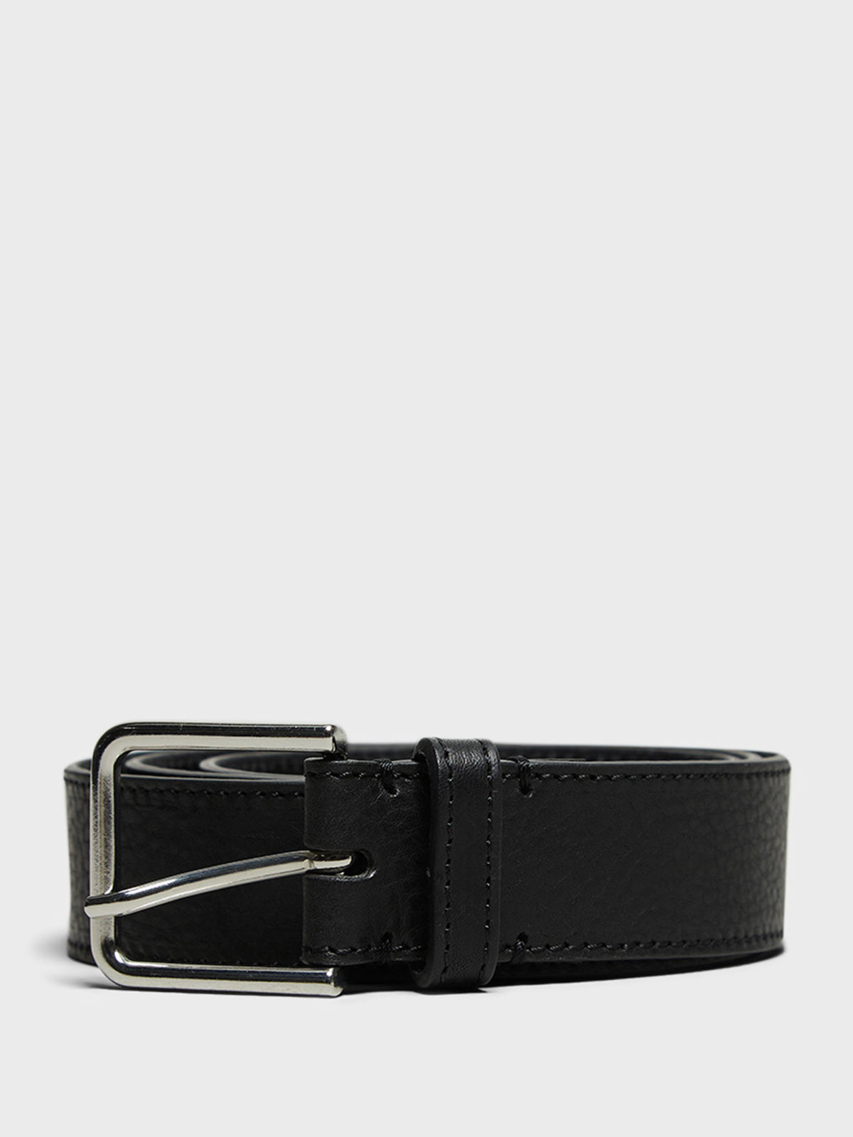 The Frankie Shop - Toni Leather Belt in Black