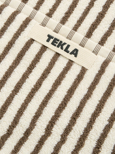 Tekla - Terry Towel in Kodiak Stripes