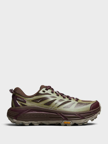 Hoka One One - Mafate Speed 2 Sneakers in Wild Mushroom and Walnut