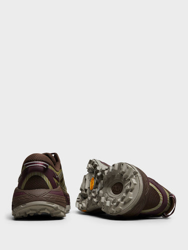 Hoka One One - Mafate Speed 2 Sneakers in Wild Mushroom and Walnut