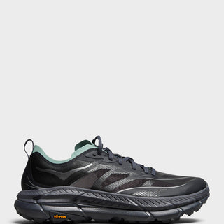 Hoka One One - U Mafate Speed 4 Lite Sneakers in Charcoal Grey and Jade