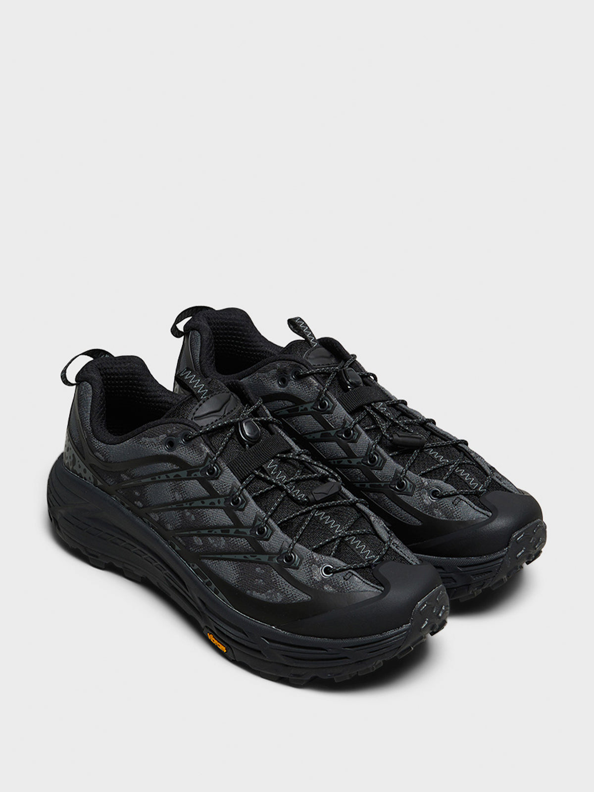 Hoka One One - Mafate Three2 TS Sneakers in Black and Carbon Black