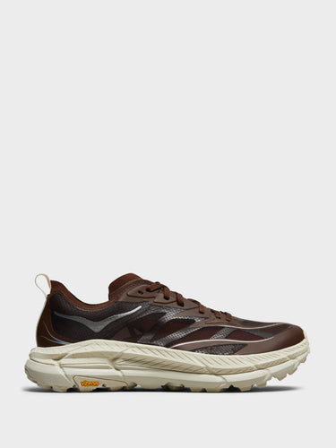 Hoka One One - Mafate Speed 4 Lite U Mafate Sneakers in Cold Brew and Oat Milk