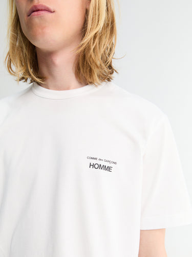 Comme des Garçons Homme - Men's T-shirt in White