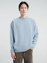 Horses - Bateau Neck Pullover in Aqua