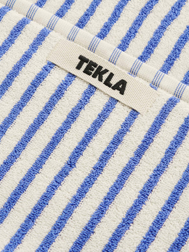 Tekla - Terry Towel in Coastal Blue Stripes
