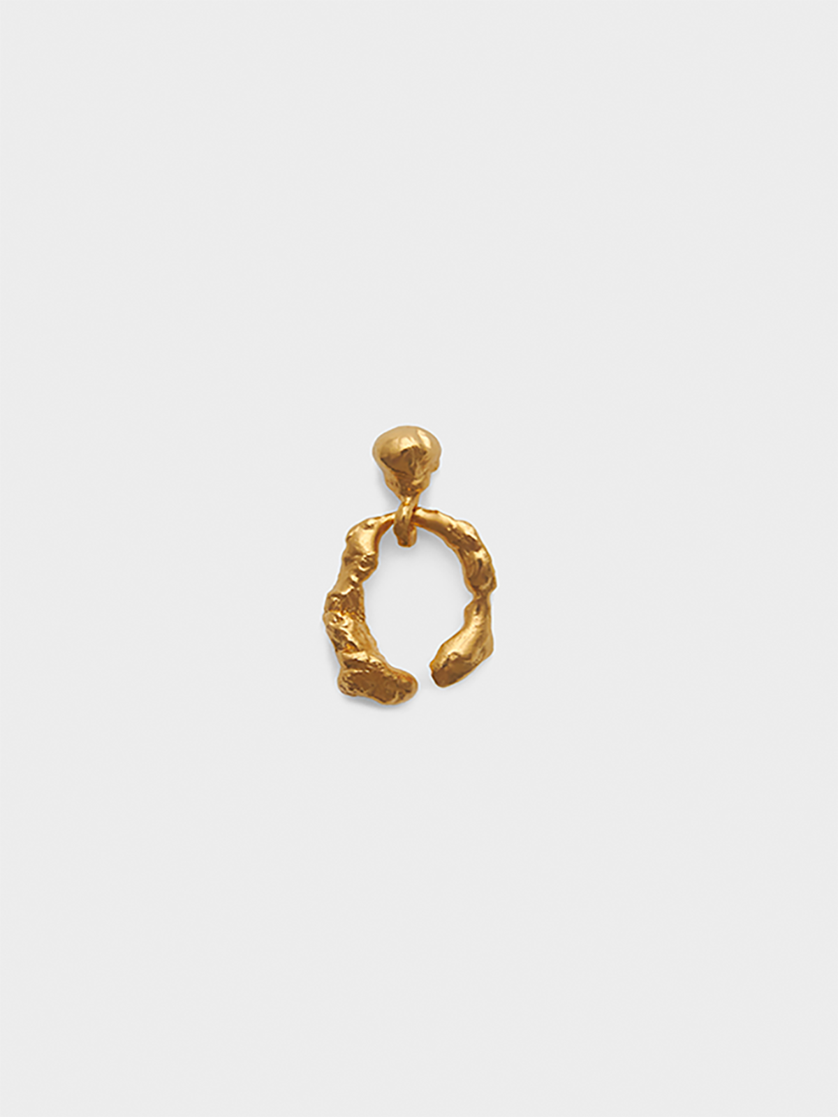 Lea Hoyer - Coral Earring with Gold Plating