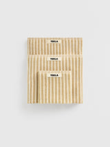 Tekla - Terry Towel in Ivory Stripes
