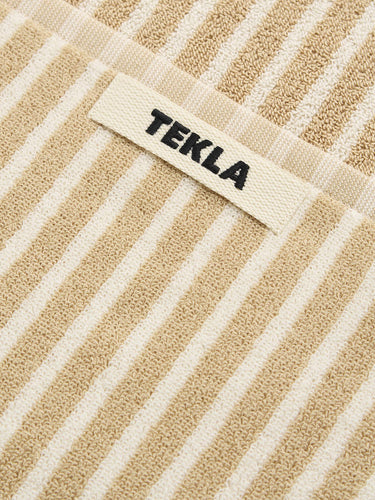 Tekla - Terry Towel in Ivory Stripes