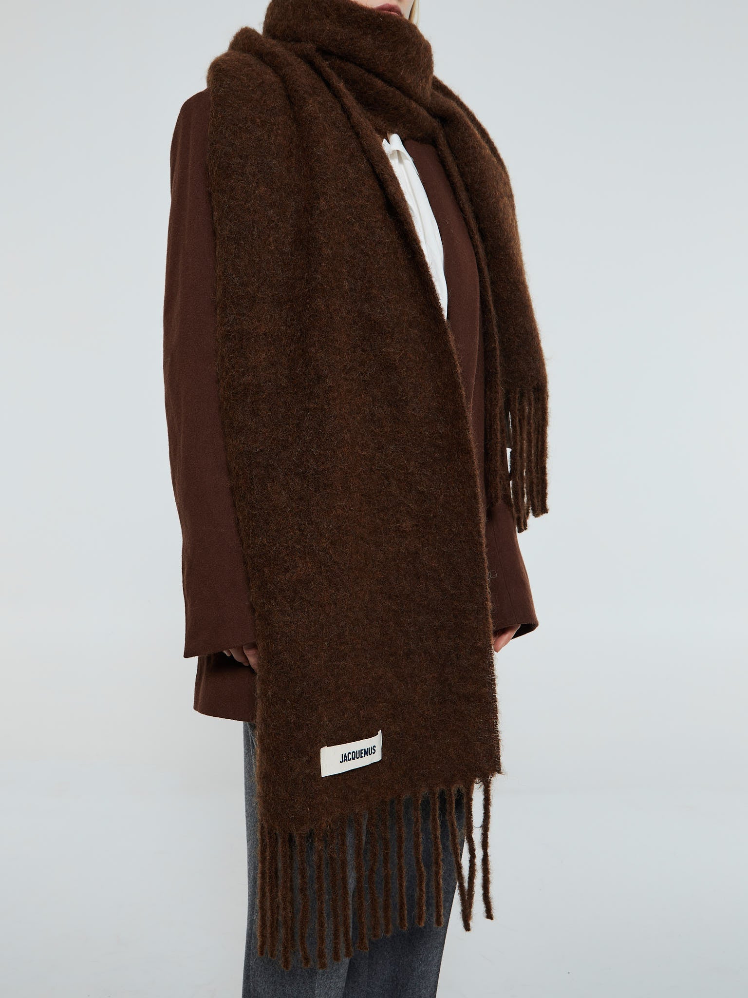 Jacquemus - L'Echarpe Carro Scarf in Brown