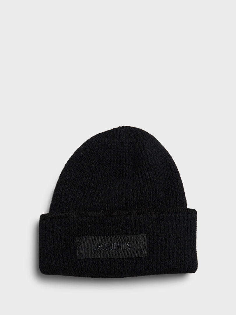Jacquemus - Le Bonnet Gros Grain in Black – Stoy