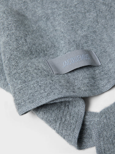 Jacquemus - Le Chale Gros Grain in Dark Grey