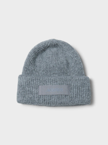 Jacquemus - Le Bonnet Gros Grain in Dark Grey