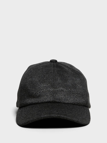 La Casquette Cachemiro in Dark Grey