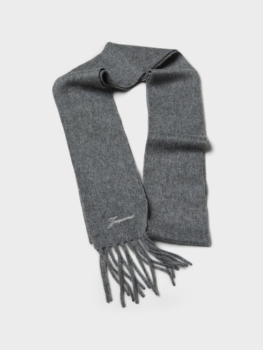 L'Echarpe Tailleur Fine in Dark Grey