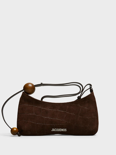 Jacquemus - Le Bisou Perle in Dark Brown