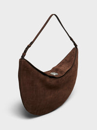 Jacquemus - Le Ovalo Hobo Bag in Dark Brown
